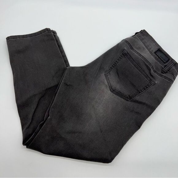 Kenneth Cole Reaction Women's Skinny Jeans in Dark Gray w/7 Pockets - Size 12 - Picture 1 of 14